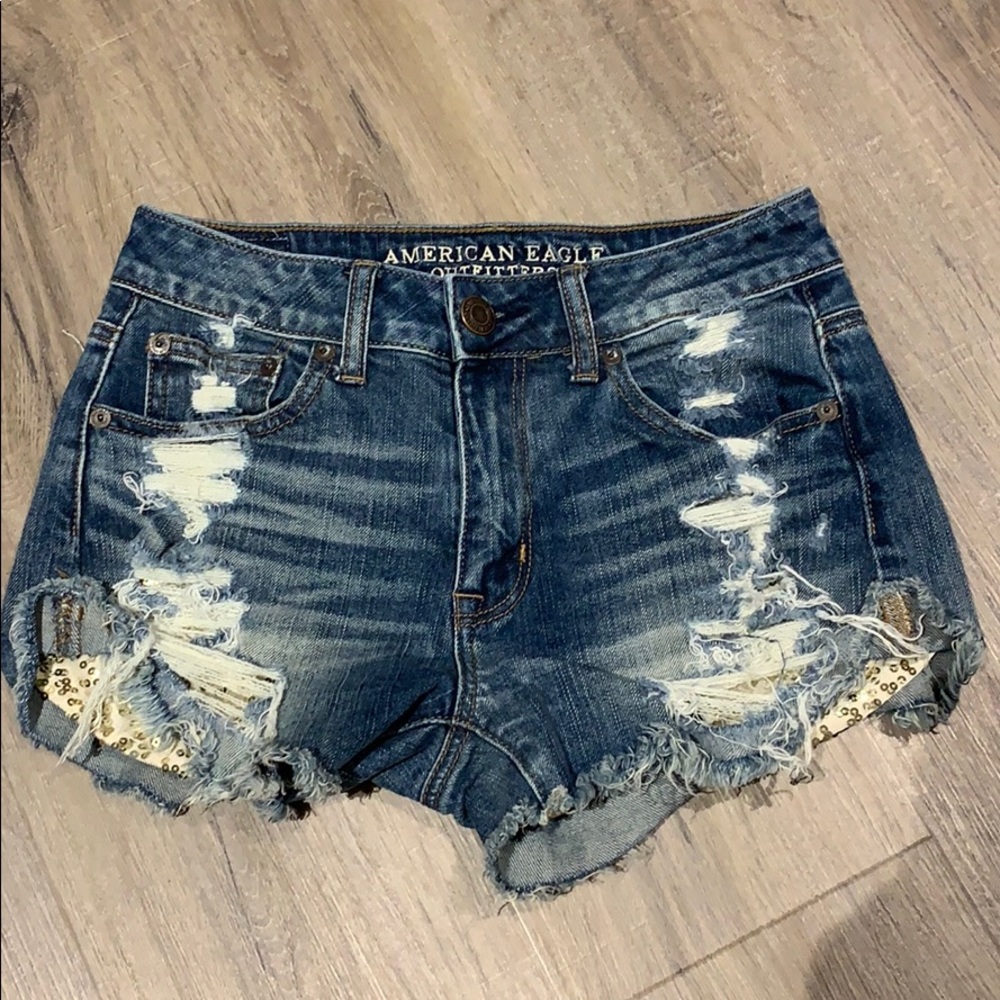 American Eagle jean shorts